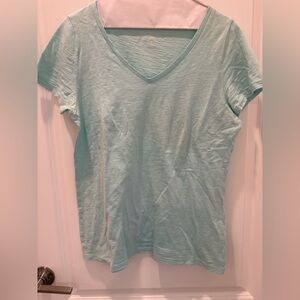 Light Blue Sonoma V-Neck Women's Top, Medium